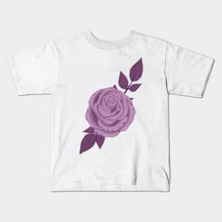 Rose - Lavender Color Palette Kids T-Shirt